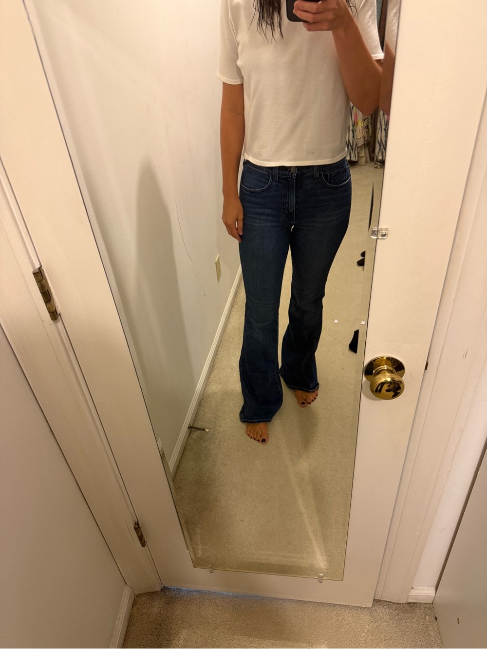 Joe's Jeans Dark Blue Flare Jeans